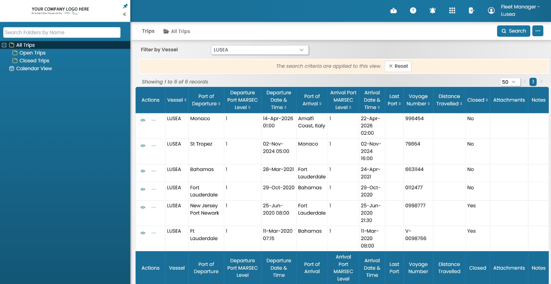 trip tracking software