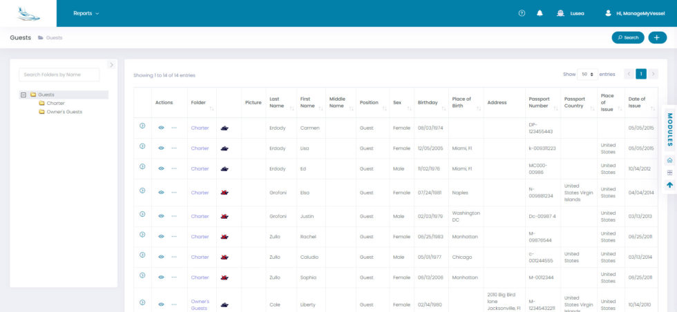 Guests - Manage My Vessel