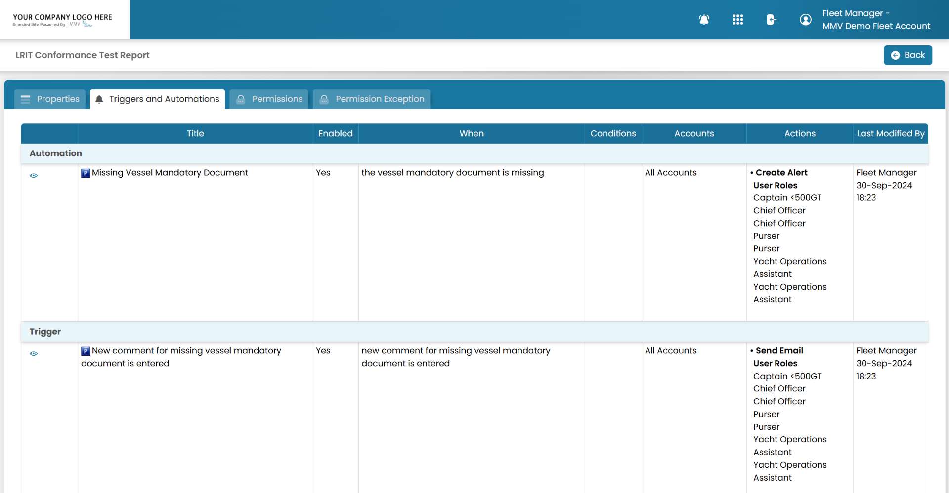 manage my vessel automation