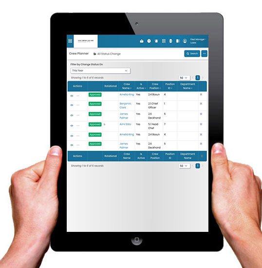 Manage My Vessel CrewPlanner