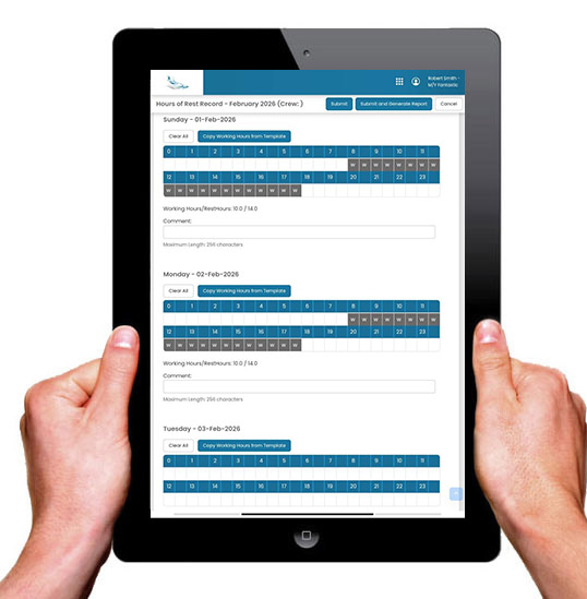 hour os rest tablet application